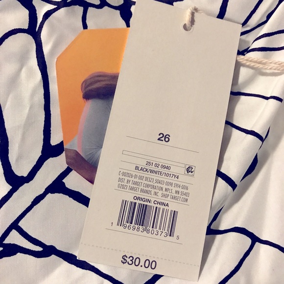 Sketch Palm Leaf Print Wrap Tie One Shoulder Top - Picture 6 of 16